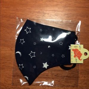 Navy Blue Star design reusable face mask